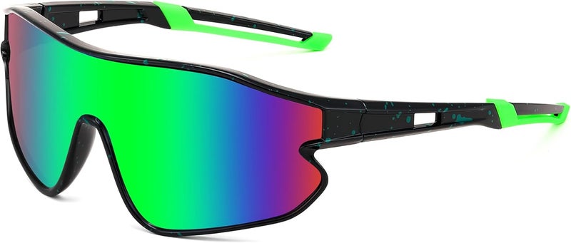 FEISEDY Unisex Youth Sunglasses, Teens Baseball Tennis Sunglasses, UV400 Sports Boys Girls Cycling Shades B4064 - Image 3
